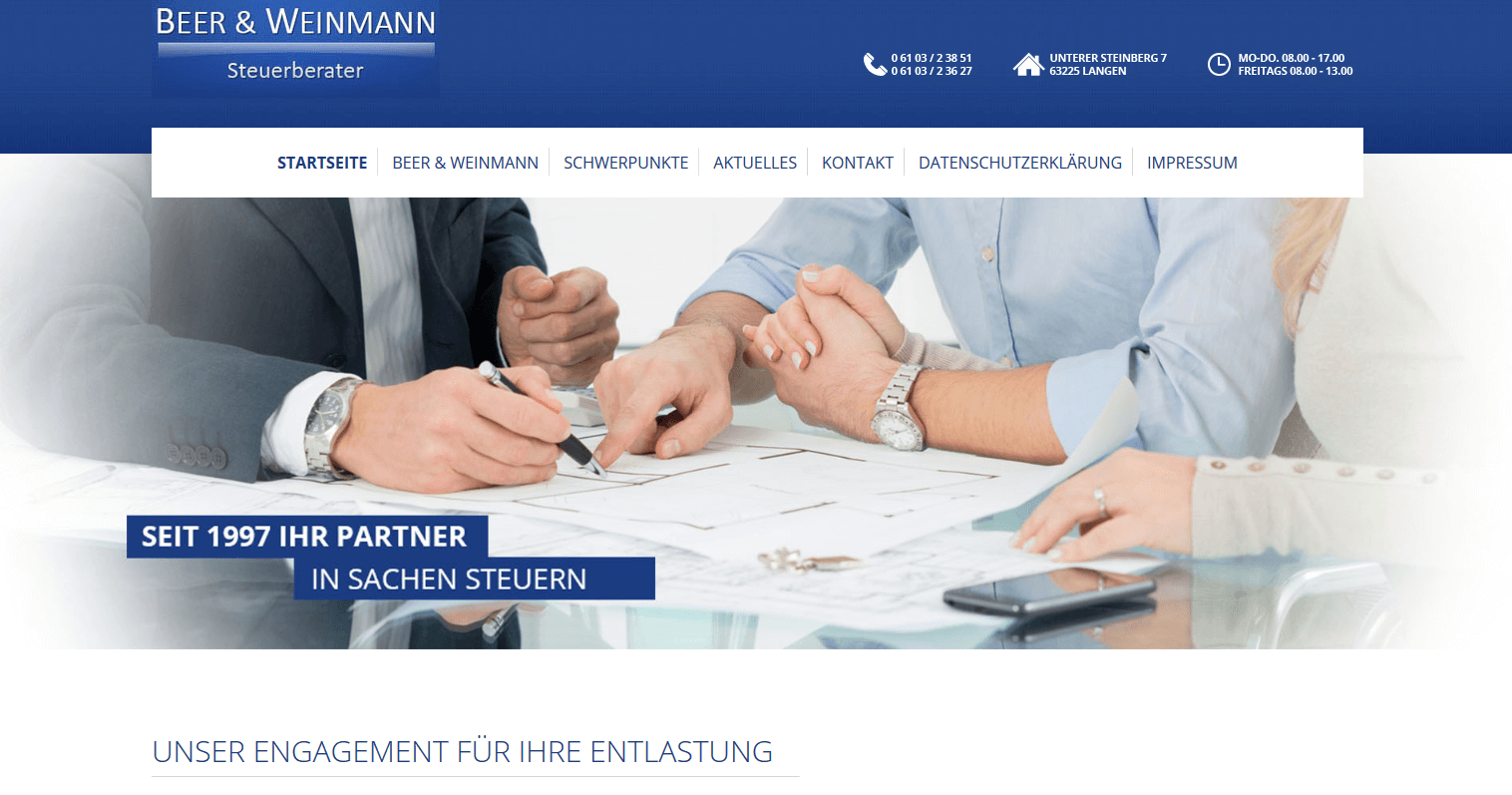 Image of Renommiertes Steuerbüro in Langen: Beer & Weinmann Steuerberater
