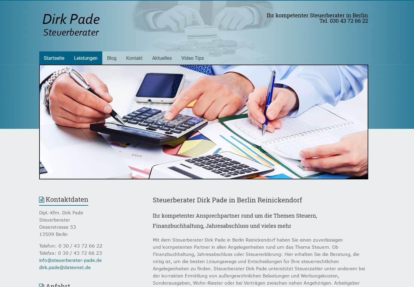 Image of Fundierte Existenzgründungsberatung in Berlin-Reinickendorf: Steuerberater Dirk Pade