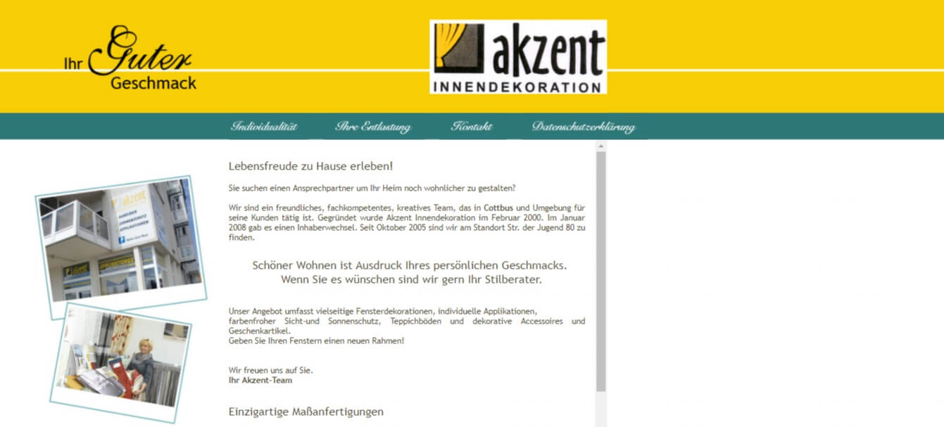 Image of Schöner Wohnen mit Stil: Raumausstatter akzent Innendekoration aus Cottbus
