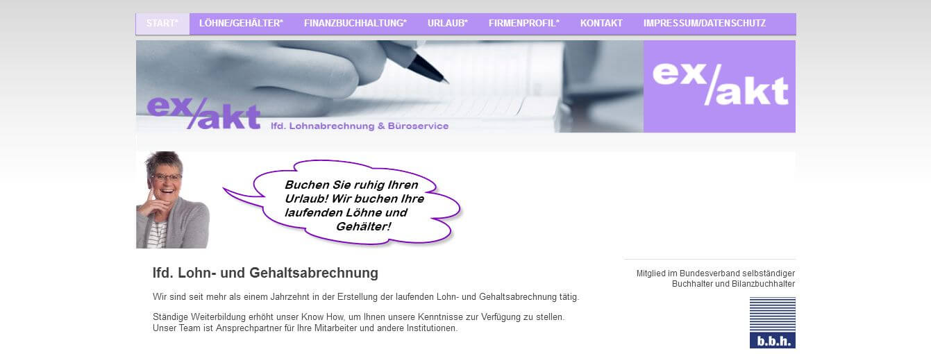 Image of ex/akt lfd. Lohnabrechnung & Büroservice Gundula Sziemant-Pulver in Frankfurt am Main