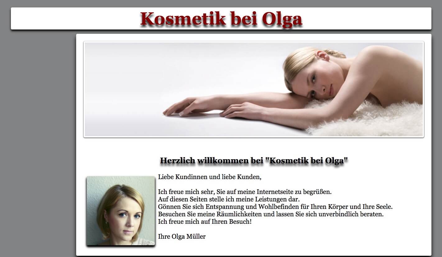 Image of Kosmetik bei Olga in Wesel