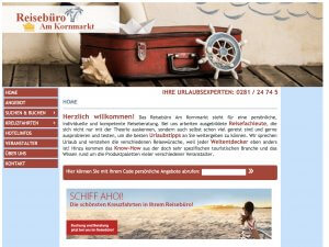 Bild zum Artikel: Individuelle und kompetente Reiseberatung: Reisebüro am Kornmarkt in Wesel