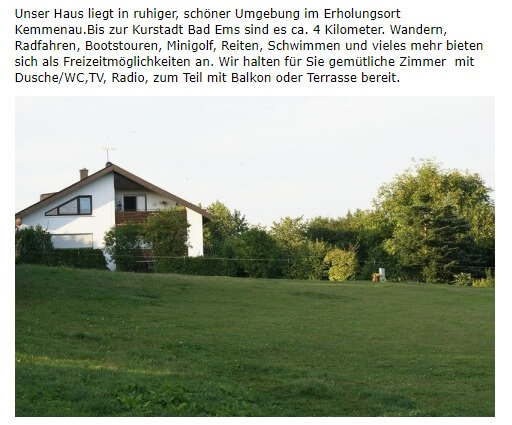 Image of Pension Taunusblick in Kemmenau