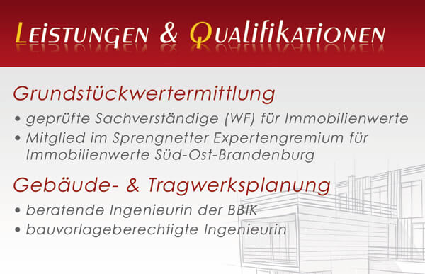 Image of Immobilien- und Grundstücksbewertungen: Sachverständigen- und Ingenieurbüro Dipl.-Ing. Marion Rosinus in Königs Wusterhausen