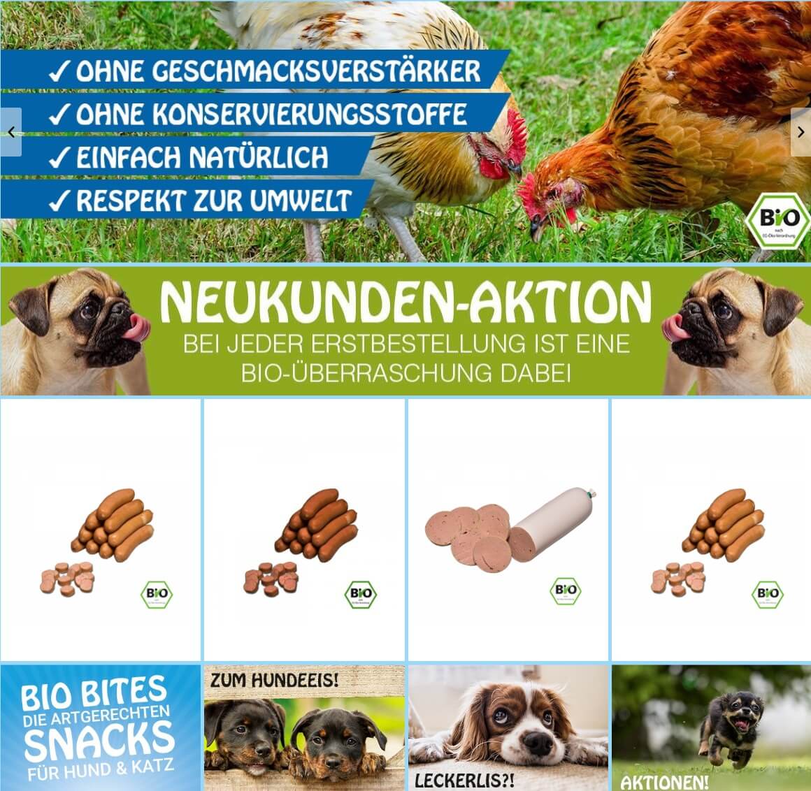 Image of Hochwertige Bio Snacks für Hunde: Hundewurst von Cold & Dog