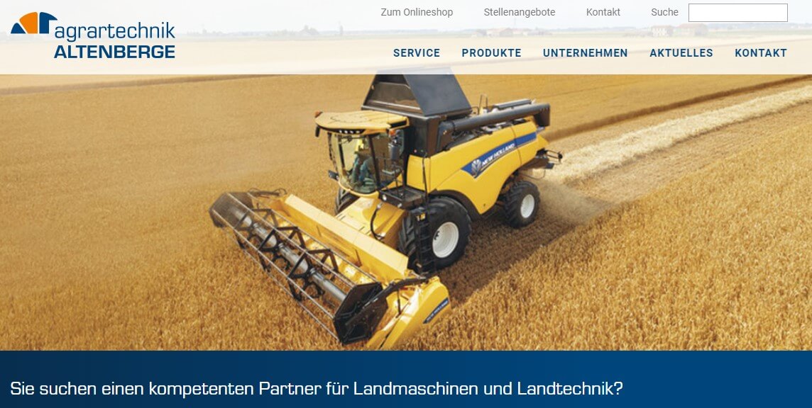 Image of Agrartechnik Altenberge GmbH: Zuverlässiger Partner für Landmaschinen in NRW