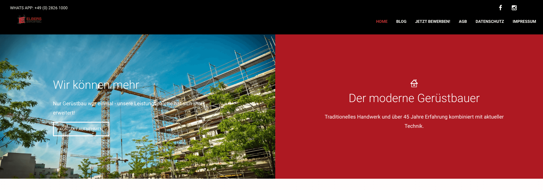 Image of Gerüstbau Elbers GmbH in Kleve: Anerkannter Gerüstbauer für Düsseldorf